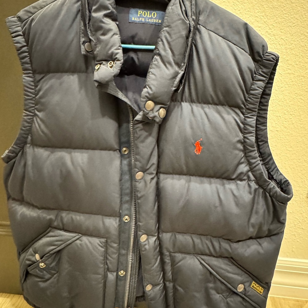 Polo by Ralph Lauren Gray Puffer Vest